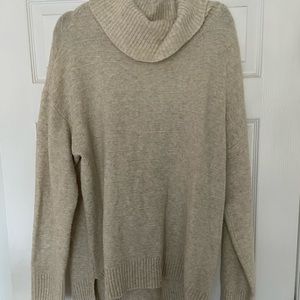 Cream cowl neck sweater